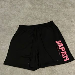 Black shirt with pink Japan logo